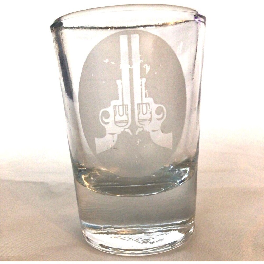 SANTOS REVOLVER PISTOL Shot Glass